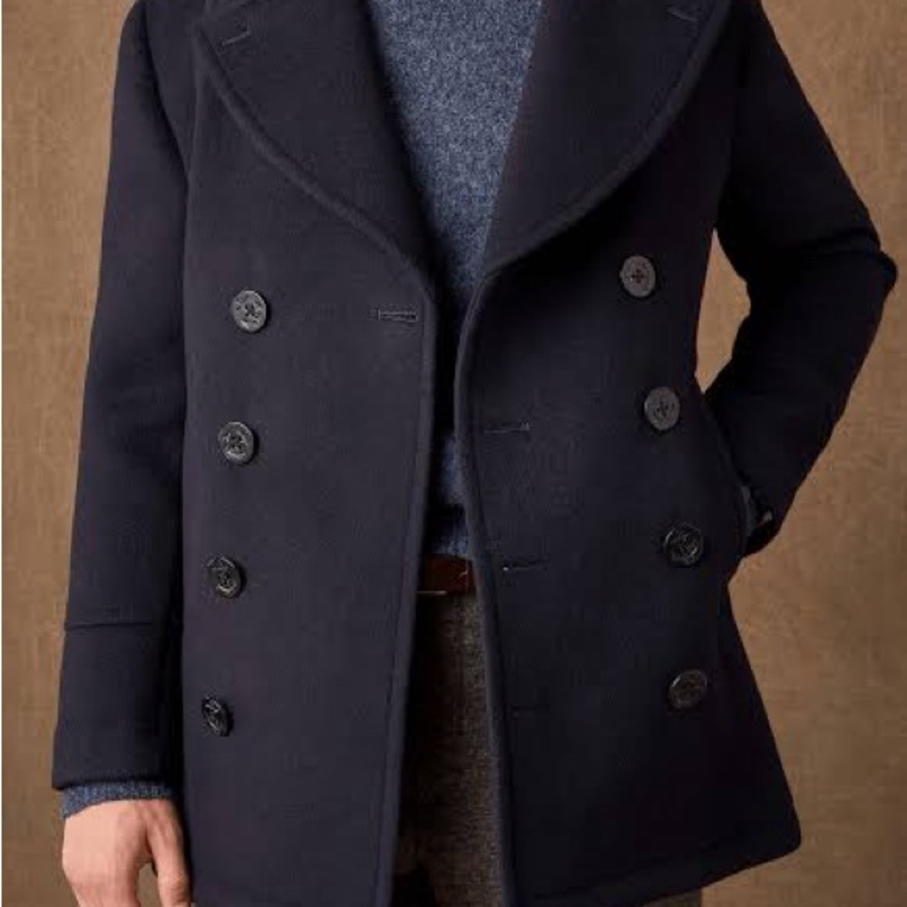 BRAND NEW W TAGS Men's Spier & Mackay Navy Peacoat